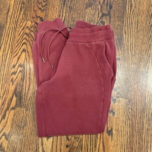 lululemon athletica Burgundy Track Pants
